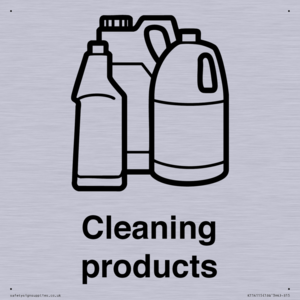 Dementia Cleaning products sign